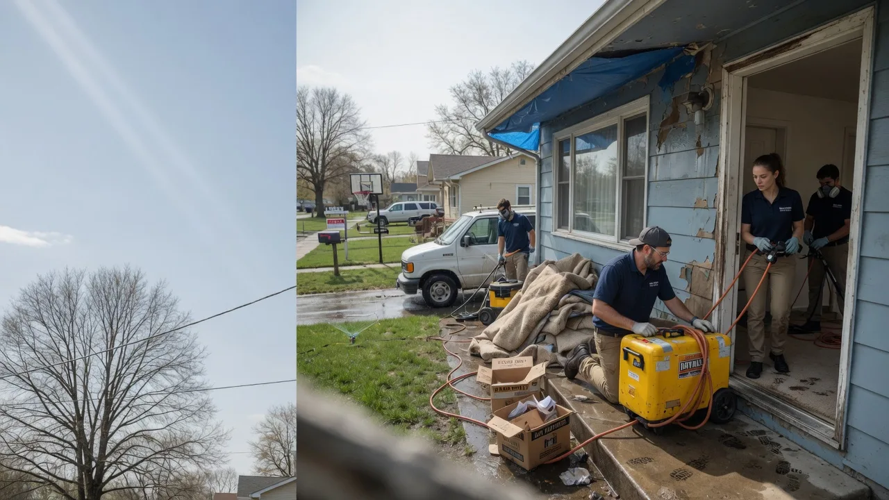 Basement Flood Cleanup in Ostrander, OH near me
